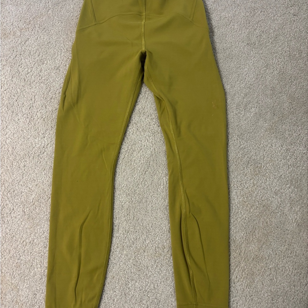 lululemon athletica Olive Green Leggings